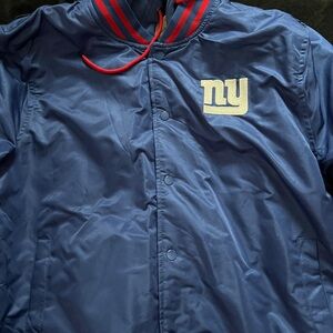 Men's Blue Varsity Jacket with NY Logo